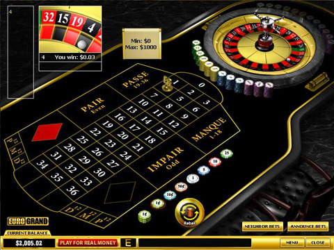 Playtech French roulette